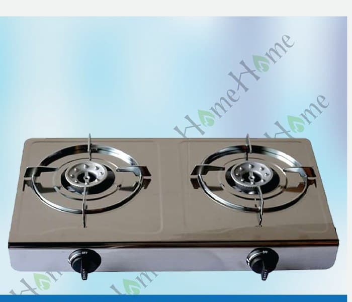 Double biogas cooker