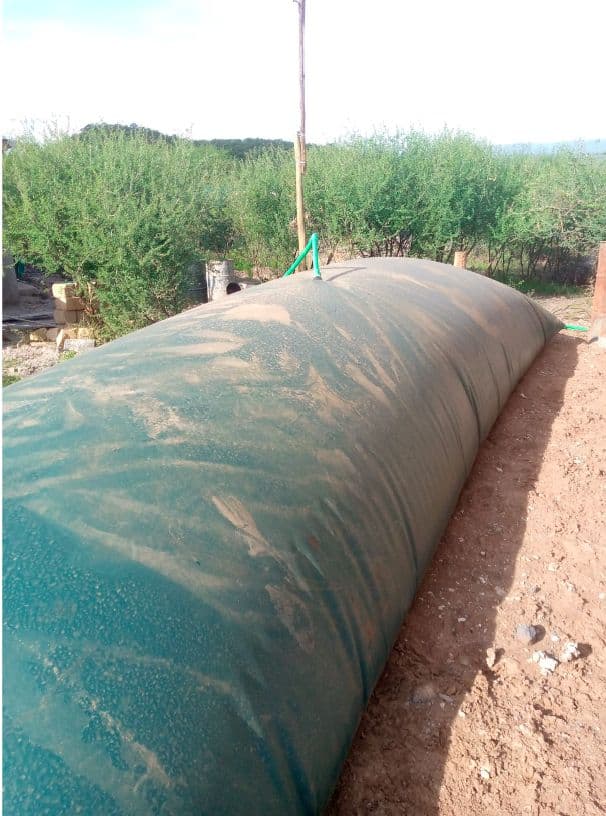 Flexible PVC biodigester